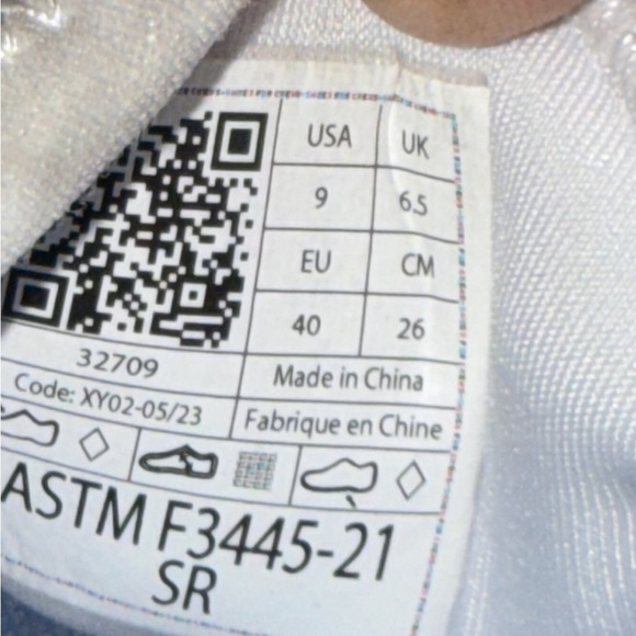 Shoes for Crew white Lila Karina Slip On Slip Resistant Work Shoes Size 9 - Picture 11 of 14